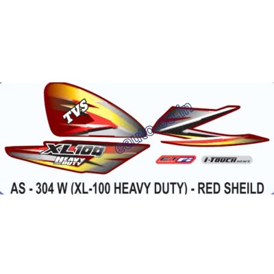 Graphics Sticker Set For Tvs Xl 100 Fi