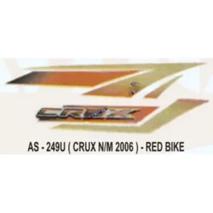 Sticker Set For Red Yamaha Crux
