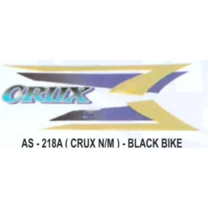 Sticker Set For Black Yamaha Crux