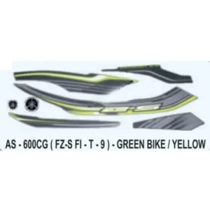 Graphics Sticker Set For Yamaha Fzs fi