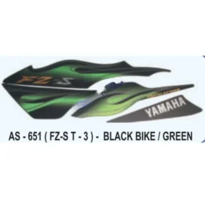 Green Sticker Set For Yamaha FzS