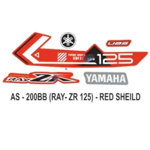 Red Sticker Set For Yamaha Ray Zr 125