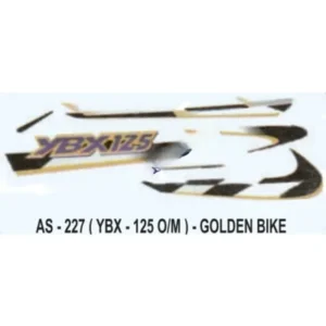 Graphics Sticker Set For Yamaha Ybx 125