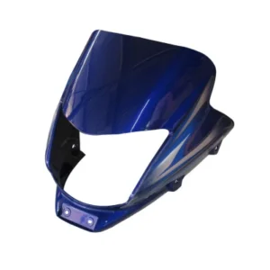Headlight Visor Fit For Bajaj Platina 110 Bs6 Black With Blue Sticker product image