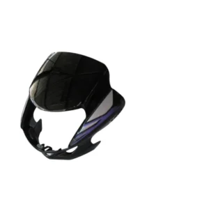 Headlight Visor Fit For Hero Cd deluxe New Model Black blue Sticker