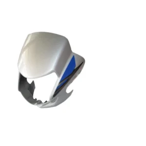 Headlight Visor Fit For Hero Cd deluxe New Model Cloud Silver blue Sticker