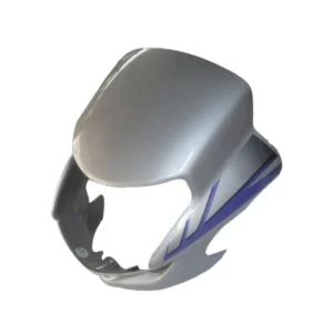 Headlight Visor Fit For Hero Cd deluxe New Model self Start Cloud Silverblue Sticker