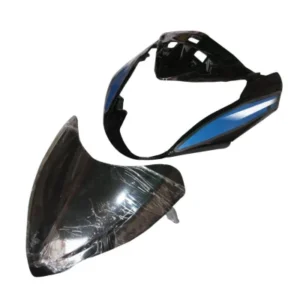Headlight Visor Fit For Hero Glamour Type 7 Black blue Sticker