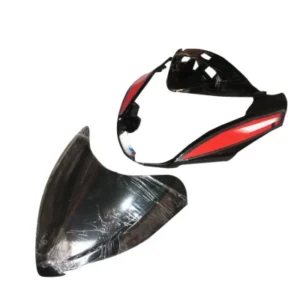 Headlight Visor Fit For Hero Glamour Type 7 Black Red Sticker