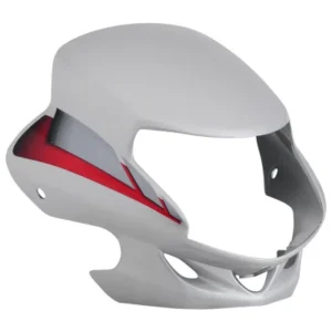 Headlight Visor Fit For Hero Hf deluxe Cloud Silverred Sticker