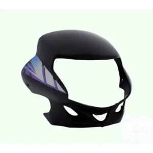 Headlight Visor Fit For Hero Hf deluxe Type 3 Black purple Sticker
