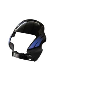 Headlight Visor Fit For Hero Passion Plus Black blue Sticker