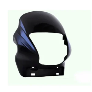 Headlight Visor Fit For Hero Passion Plus New Model Black blue Sticker