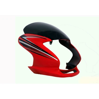 Headlight Visor Fit For Hero Passion Pro Digital Sports Red bp