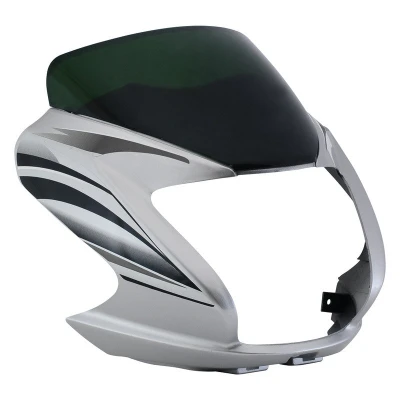 Headlight Visor Fit For Hero Passion Pro Type 3 With Glass Force Silver
