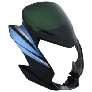 Headlight Visor Fit For Hero Passion Xpro Blackblue Sticker