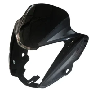 Headlight Visor Fit For Hero Splendor Nxg Black silver Sticker