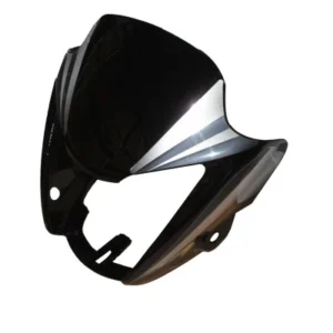 Headlight Visor Fit For Hero Splendor Nxg Latest Black silver Sticker