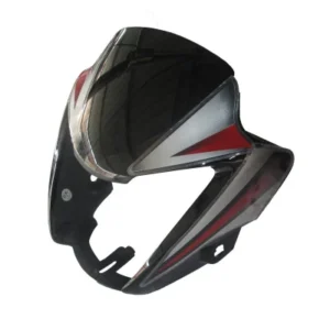 Headlight Visor Fit For Hero Splendor Nxg Latest new Graphics Black red Sticker