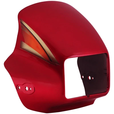 Headlight Visor Fit For Hero Splendor Pro new Graphics Red