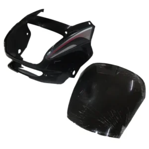 Headlight Visor Fit For Hero Super Splendor Black red Sticker