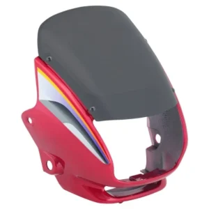 Headlight Visor Fit For Hero Super Splendor Candy Blazing Red w sticker