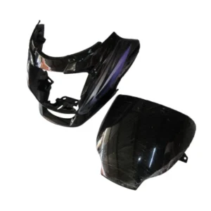 Headlight Visor Fit For Hero Super Splendor Latesttype 2 Black purple Sticker