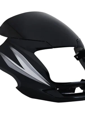 Headlight Visor Fit For Hero Super Splendor Latest type 3 Black grey Sticker