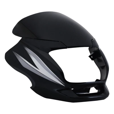 Headlight Visor Fit For Hero Super Splendor Latest type 3 Black grey Sticker
