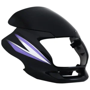 Headlight Visor Fit For Hero Super Splendor Latest type 3 Black purple Sticker