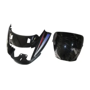 Headlight Visor Fit For Hero Super Splendor T 5 Black red Sticker