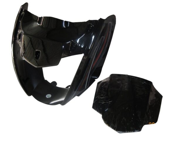 Headlight Visor Fit For Mahindra Centuro Mh Black