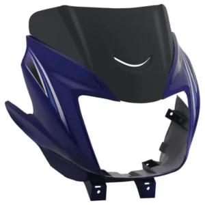 Headlight Visor Fit For TVS Starcity Latest With Glass Stopper Blue