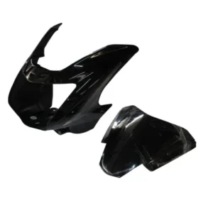 Headlight Visor Fit For TVS Starcvti 110 Cc horse Type Black grey Sticker
