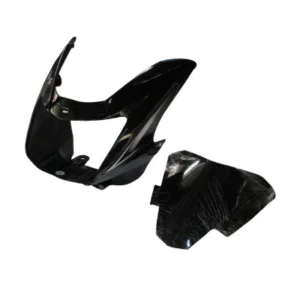 Headlight Visor Fit For TVS Starcvti 110 Cc New Model Black silver Sticker