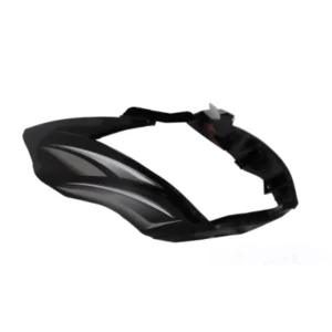 Headlight Visor Fit For TVS Victor New Model T 2 Black silver Sticker Without Glass