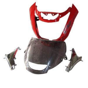 Headlight Visor Fit For With Glass Garnish Hero Cbz Xtreme Sports Red