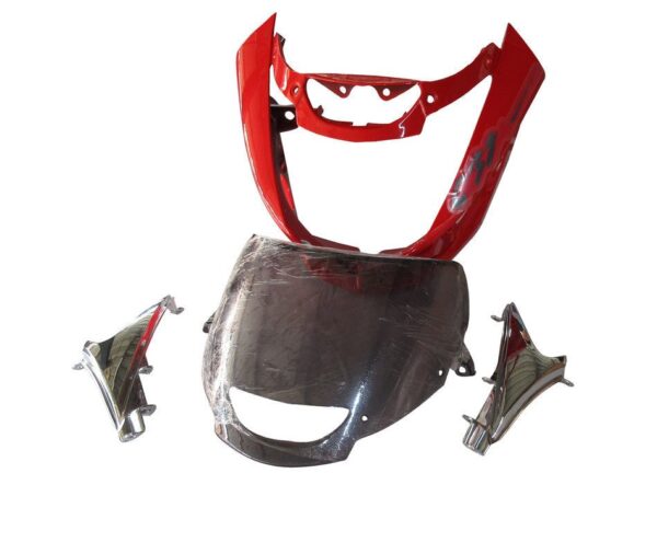 Headlight Visor Fit For With Glass Garnish Hero Cbz Xtreme Sports Red