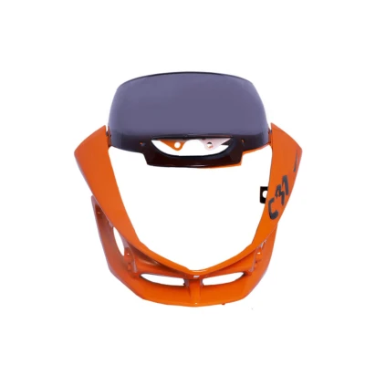 Headlight Visor Fit For With Glass Garnish Hero Cbz Xtreme Vibrant Orange