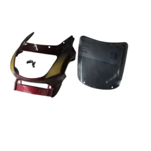 Headlight Visor Fit For With Glass Hero Ambition Palace Maroon