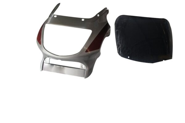 Headlight Visor Fit For With Glass Hero Ambition Sparkle Silver