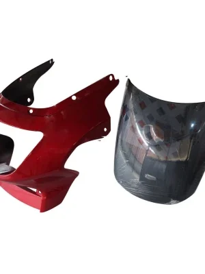 Headlight Visor Fit For With Glass Hero Cbz Candy Blazing Red