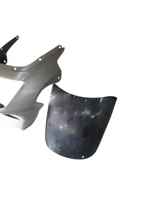 Headlight Visor Fit For With Glass Hero Cbz Sparkle Silver