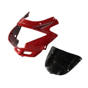 Headlight Visor Fit For With Glass Hero Glamour Latest Cloud Sports Red