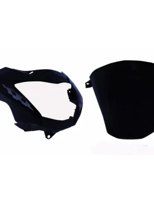 Headlight Visor Fit For With Glass Hero Glamour Latest New Model Type 4 Black silver Sticker