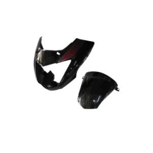 Headlight Visor Fit For With Glass Hero Glamour Latest New Model type 5 Black blue Sticker