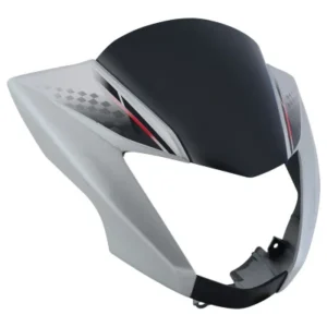 Headlight Visor Fit For With Glass Hero Glamour Latest New Model type 6 Boon Silver