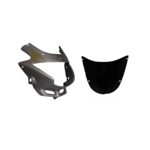 Headlight Visor Fit For With Glass Hero Glamour New Model Cloud Silveryellow