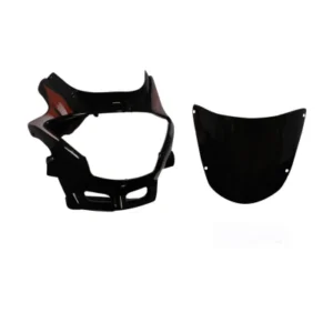 Headlight Visor Fit For With Glass Hero Glamour Old Model Black Red Sticker