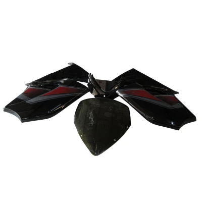 Headlight Visor Fit For With Glass Hero Karizma r Black